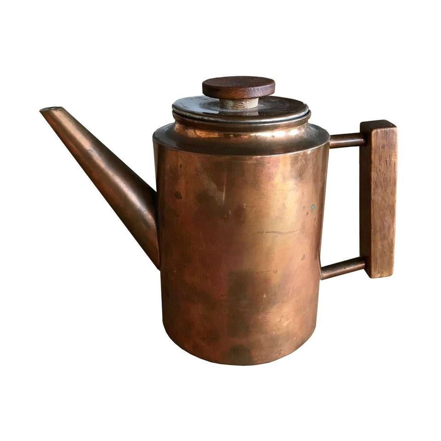 Maija Heikinheimo copper coffee pot, Valaistustyö Ky for Artek Finland