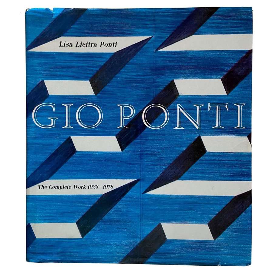 "Gio Ponti, The Complete Work 1923-1978" hardback book, 1990