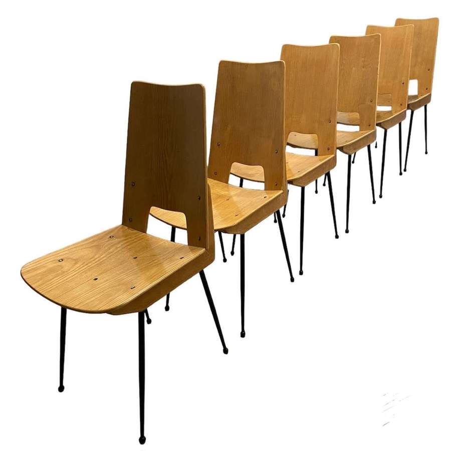 Set of 6 Italian dining chairs