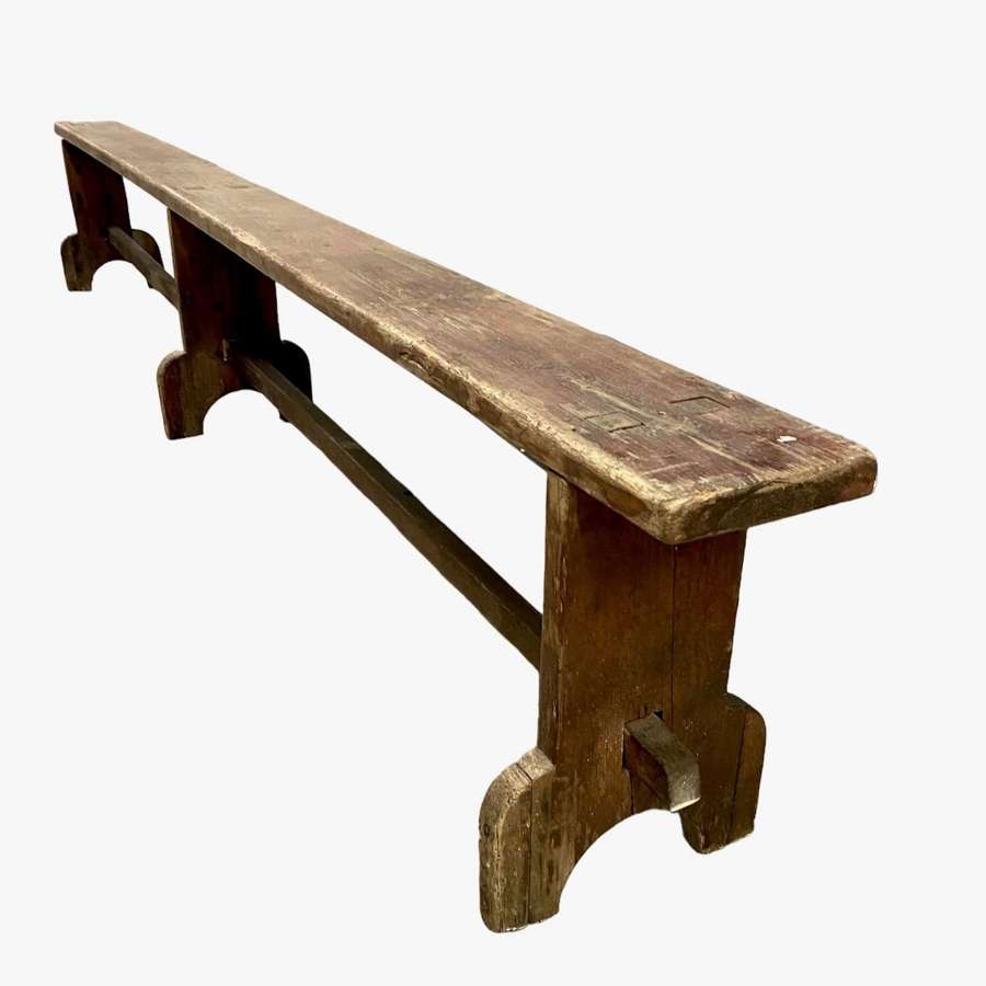 Long old bench